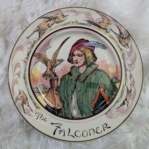 Vintage Royal Doulton Collectable "The Falconer" Decorative‎ English Wall Plate
